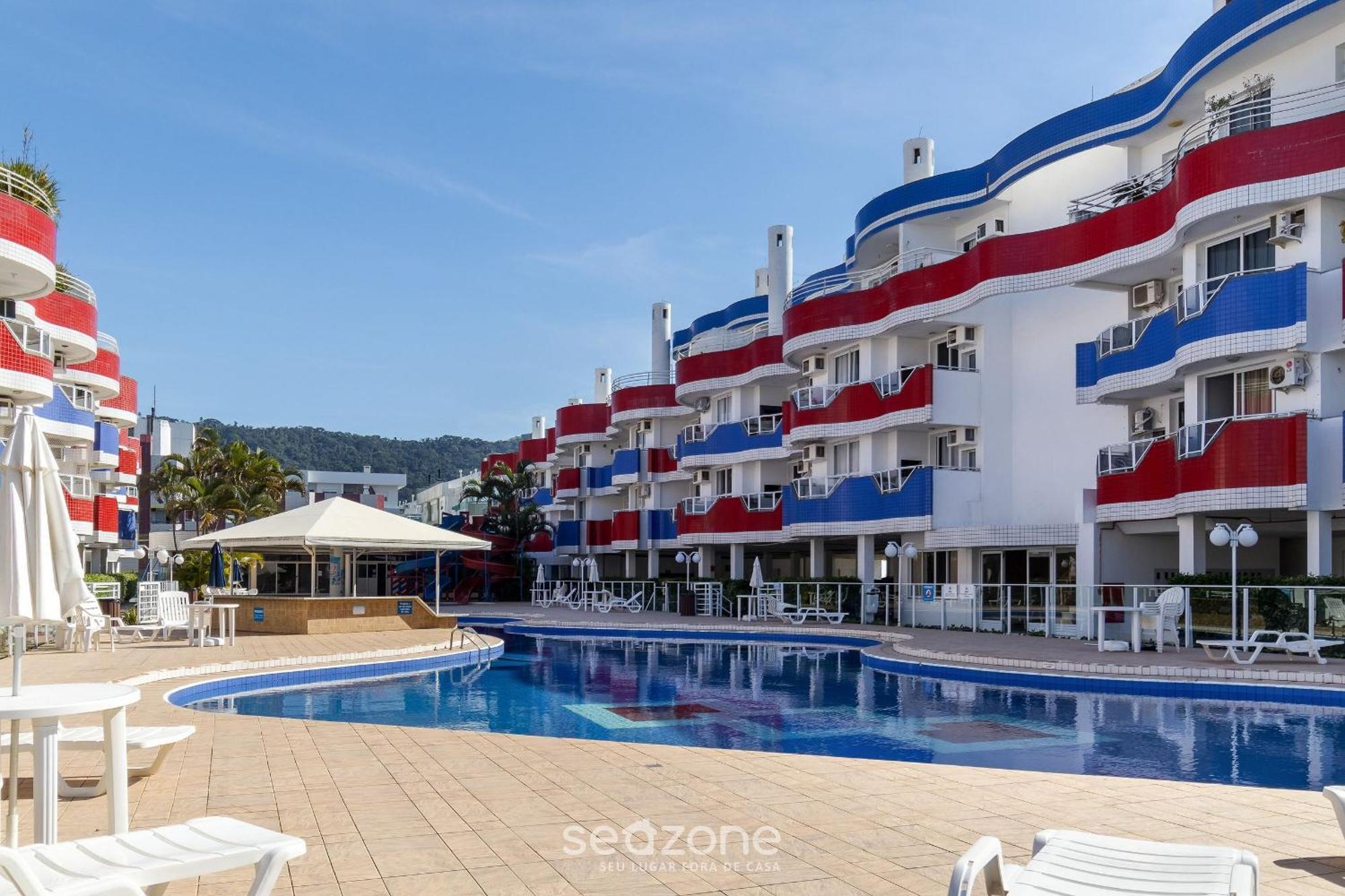 Apto C/ Varanda Em Condominio Pe Na Areia Iho127 Флоріанополіс Екстер'єр фото